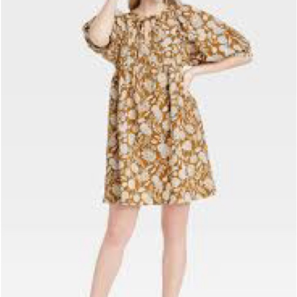 Universal Thread  Floral Brown Dress